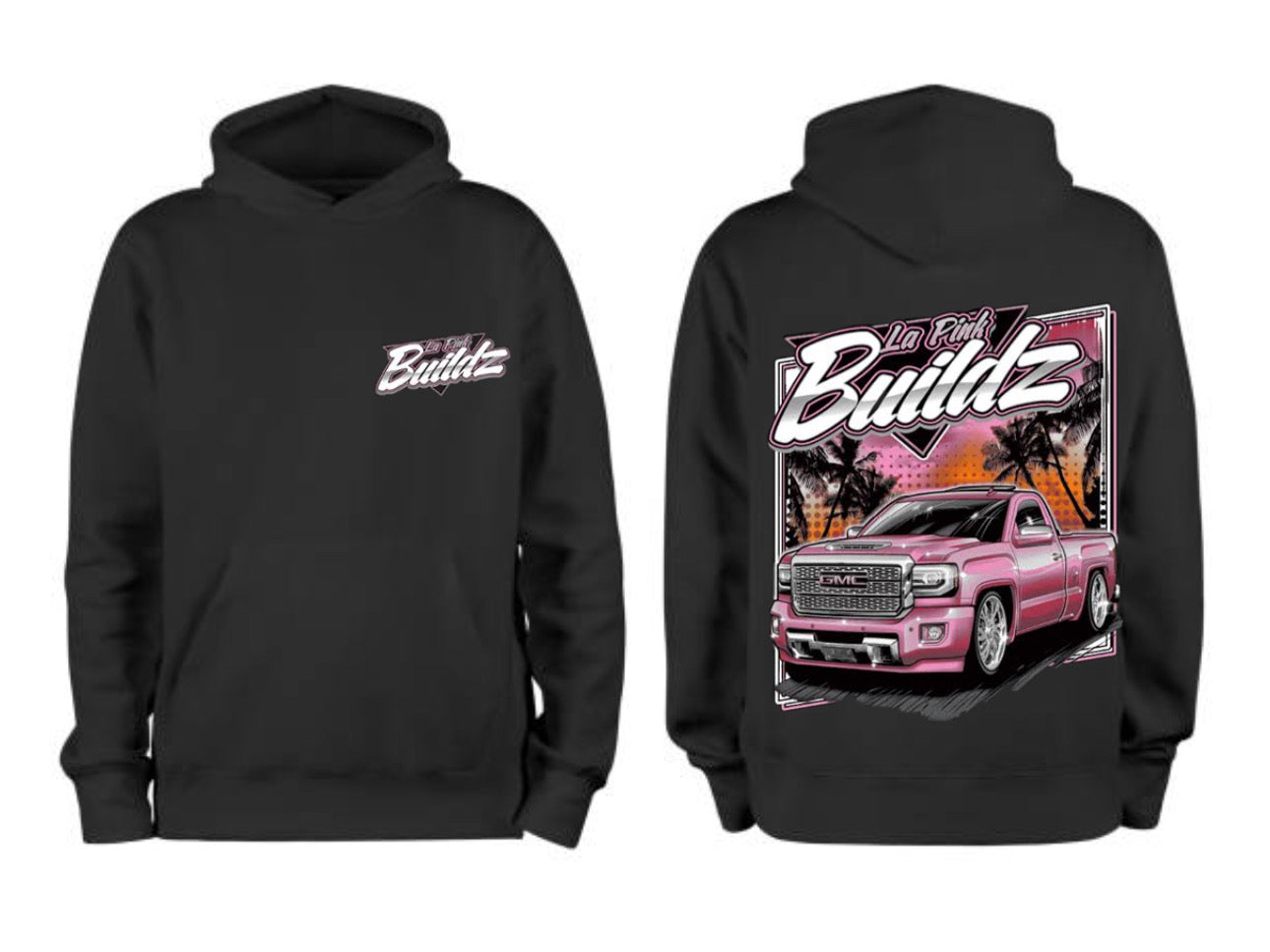 Pink GMC Hoodie Sunset